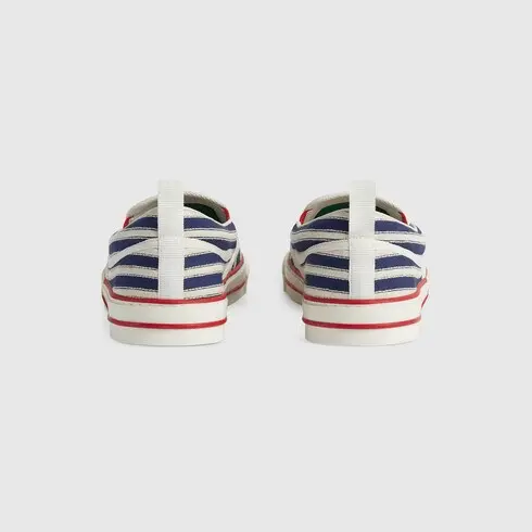 Giày Gucci Tennis 1977 slip-on White Blue 643489-9ARX0-4260 - Ảnh 4