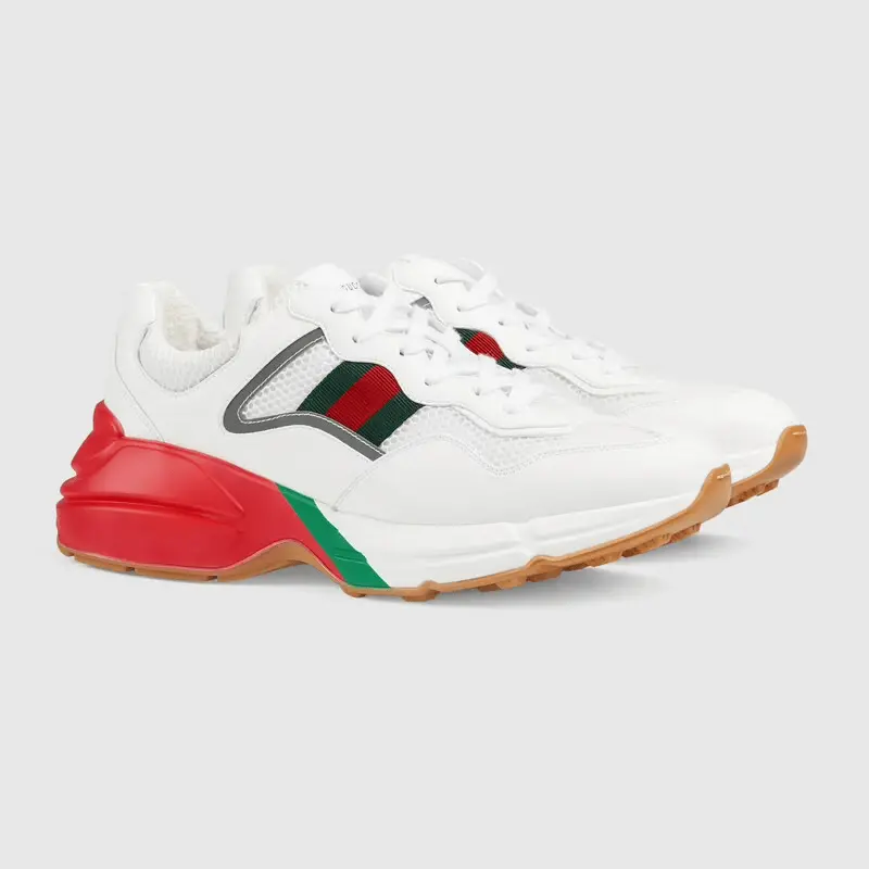 Alternative view of Giày Gucci Men's Rhyton Sneaker 'White' ‎643491-2H060-9088