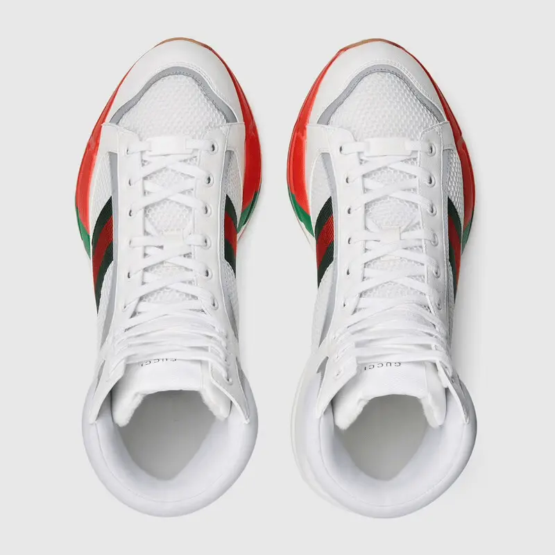 Giày Gucci Men's Rhyton high-top sneaker 643495-2H070-9079 - Ảnh 3