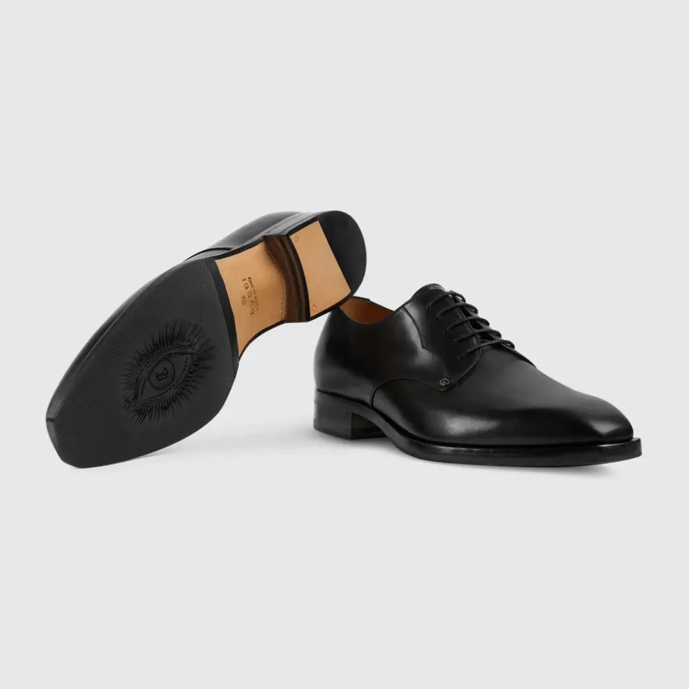 Giày Gucci Men's Lace-up shoe 643621-06F00-1000 - Ảnh 4