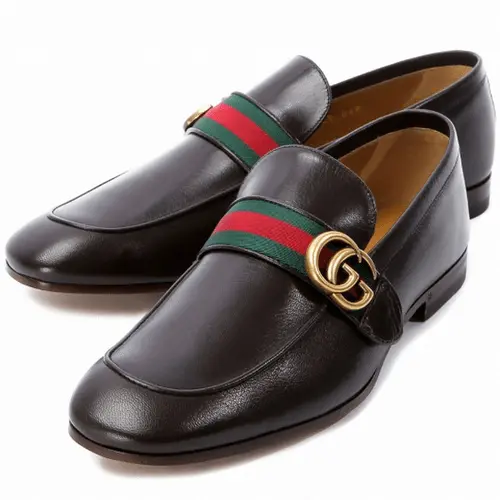 Alternative view of Giày Gucci Men's Leather Loafers Moccasins Quentin 428609-D3VN0-2156