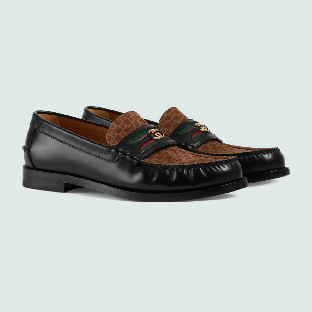 Alternative view of Giày Gucci Interlocking G 'Black' ‎644724-AAA4N-1059