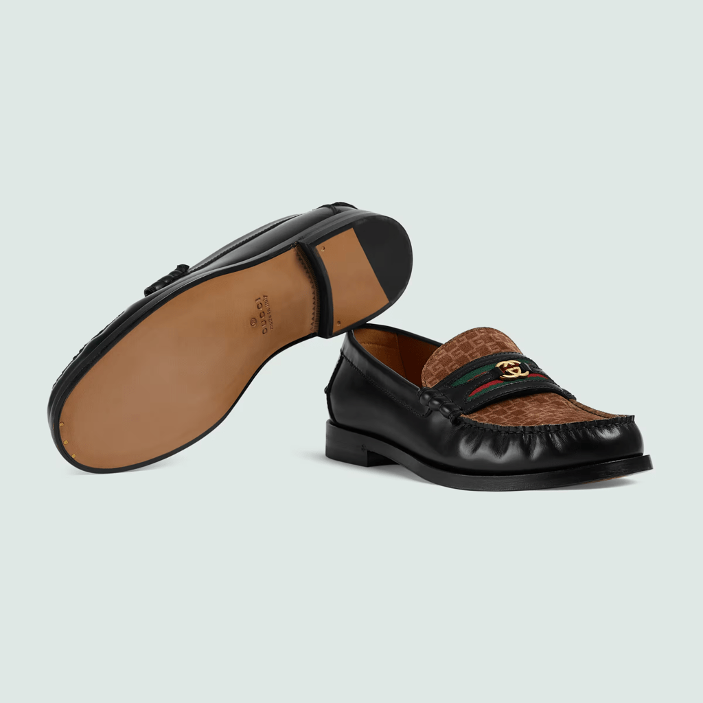 Giày Gucci Interlocking G 'Black' 644724-AAA4N-1059 - Ảnh 3