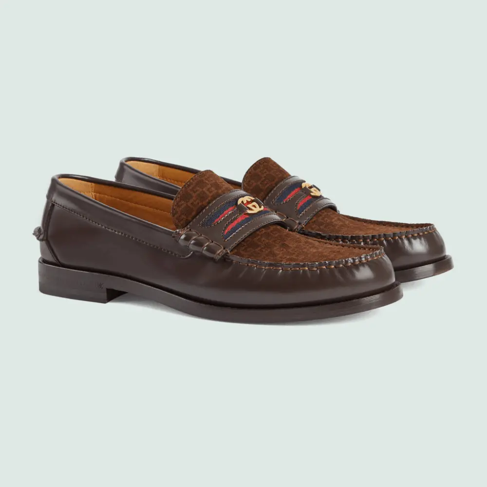 Giày Gucci Interlocking G 'Brown' 644724-AAA4N-2144 - Ảnh 4