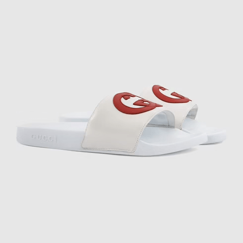 Dép Gucci Slide 'Interlocking G White' 644756-0R0F0-9083 - Ảnh 3