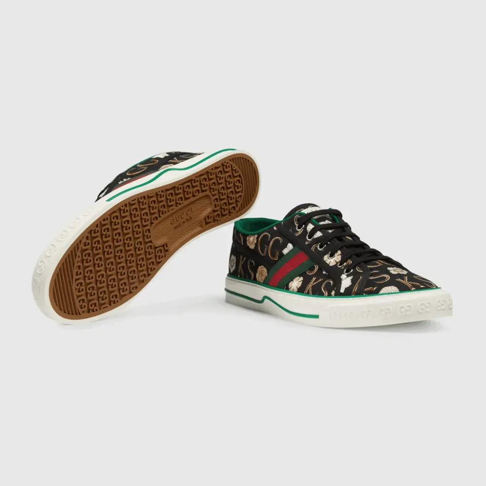 Giày Gucci Ken Scott Print Tennis 1977 Sneaker 645279-2LM20-1291 - Ảnh 4