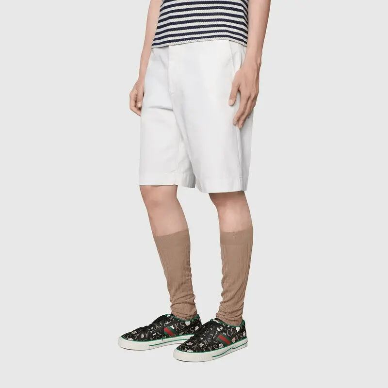 Giày Ken Scott x Gucci Tennis 1977 'Black Monogram' 645279-2LM20-1291 - Ảnh 5