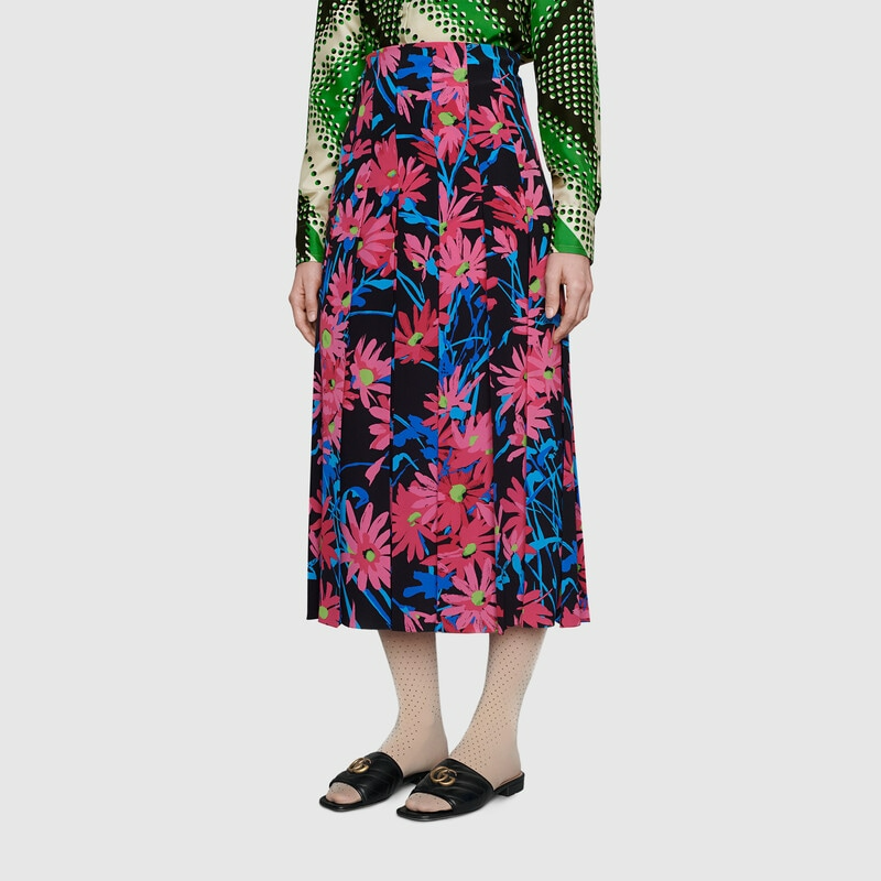 Giày Gucci Women's Slide with Double G 646169-BKO60-1000 - Ảnh 2