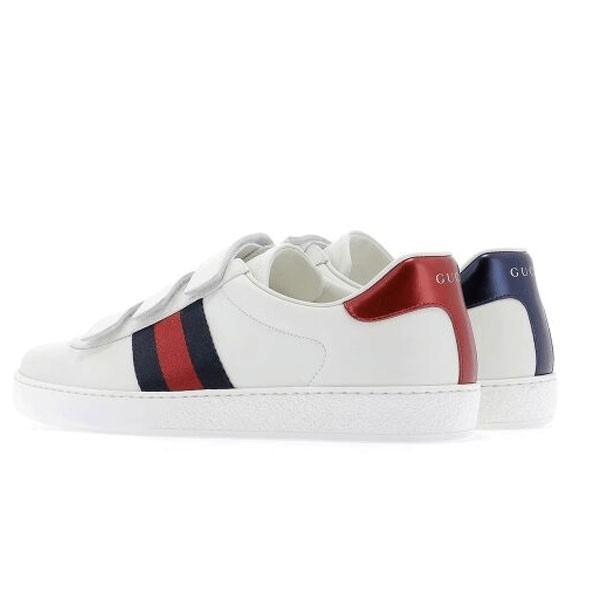 Giày Gucci New Ace Grip-Strap Low 'White' 548699-DOPE0-9095 - Ảnh 4