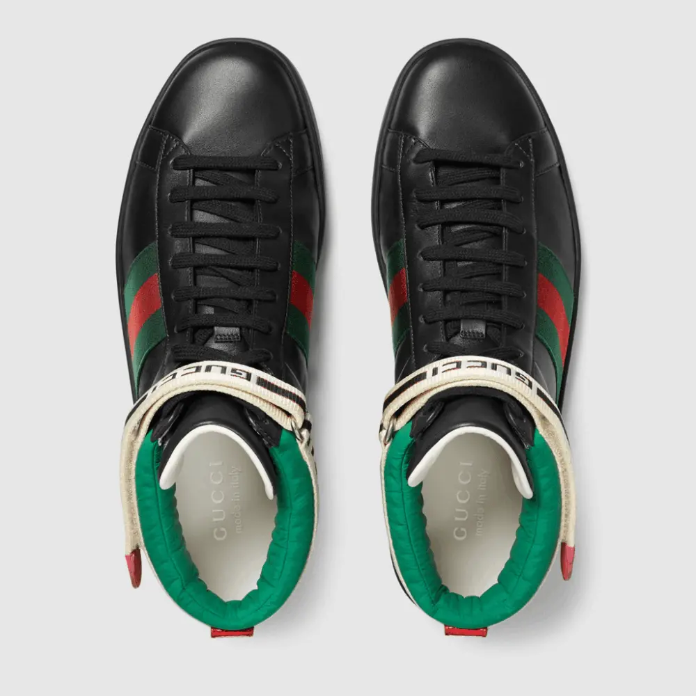 Giày Gucci Stripe Ace High Top 523472-0FIW0-1079 - Ảnh 4