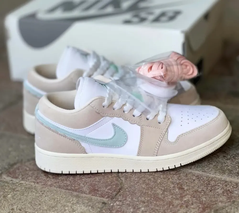 Giày Nike Air Jordan 1 Low SE GS ‘Scalloped Edge’ DZ5356-800 - Ảnh 6