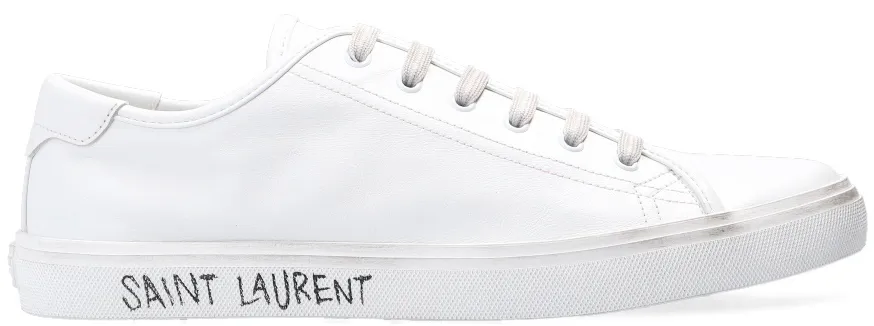 Giày Saint Laurent Malibu 'White' 649250-00NG0-9030