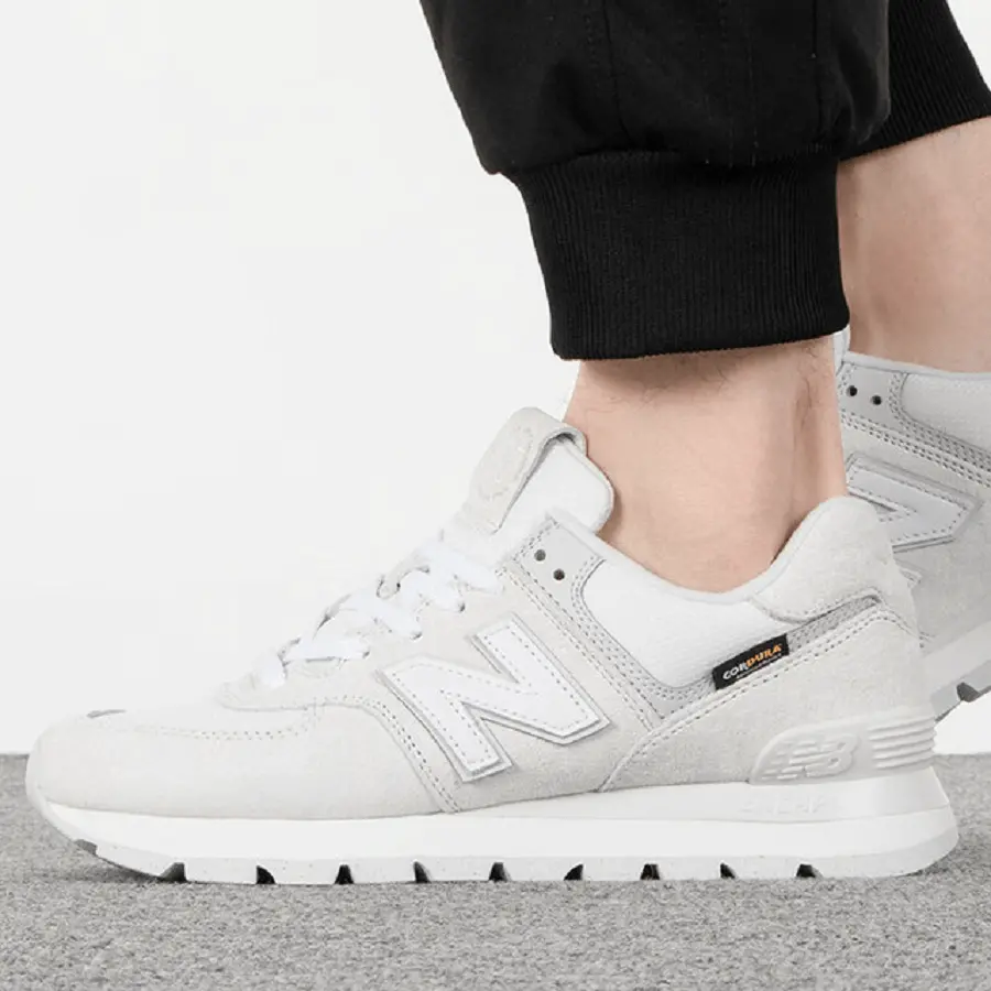 Giày New Balance 574 Rugged 'Light Grey White' ML574DI2 - Ảnh 3