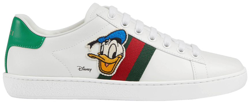 Giày Disney x Gucci Wmns Ace 'Donald Duck Patch' 649401-1XG60-9114