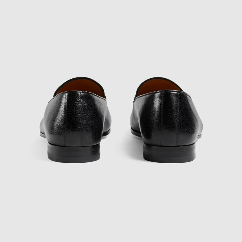 Giày Gucci Men's Loafer With Horsebit 649479-0G0V0-1000 - Ảnh 5