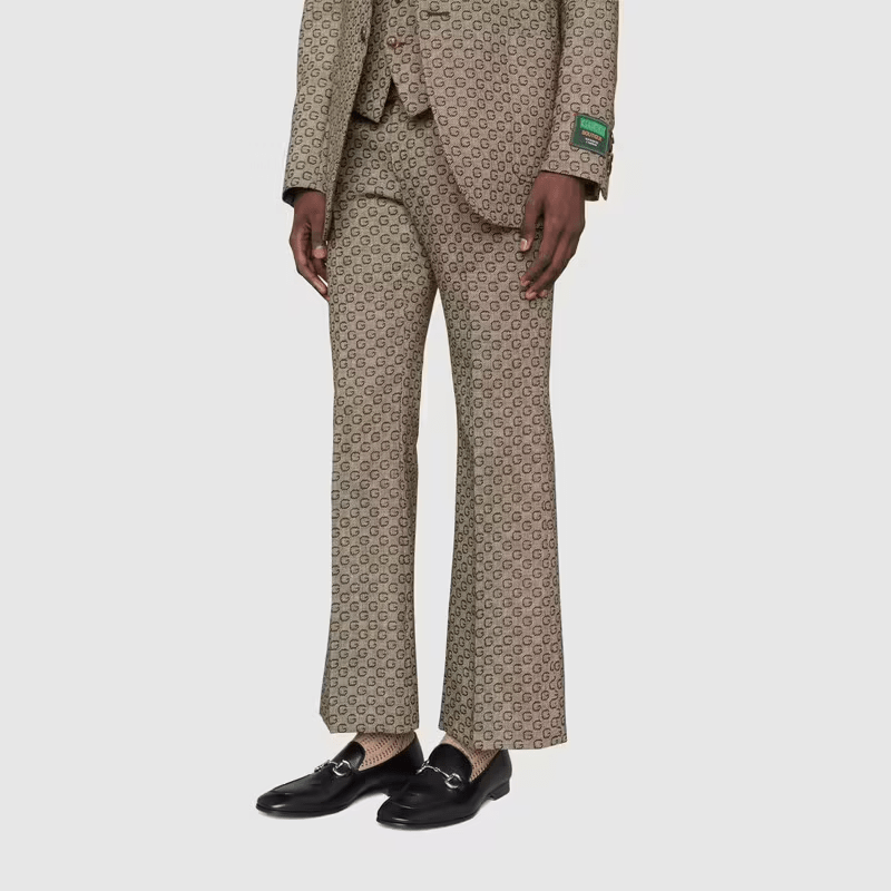 Giày Gucci Men's Loafer With Horsebit 649479-0G0V0-1000 - Ảnh 6