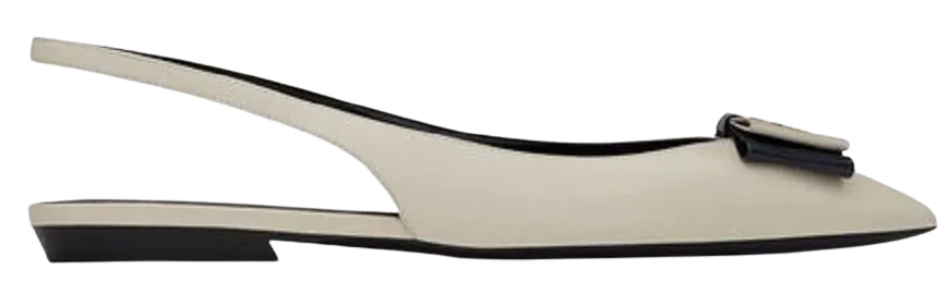 Giày Saint Laurent Anaïs Slingback 'Pearl' 649621AAAOF1912