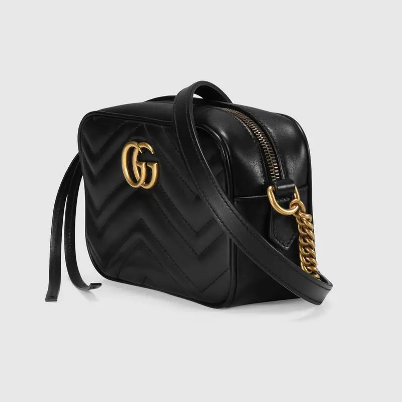 Túi Gucci GG Marmont Matelassé Mini Bag 448065 DTD1T 1000 - Ảnh 3