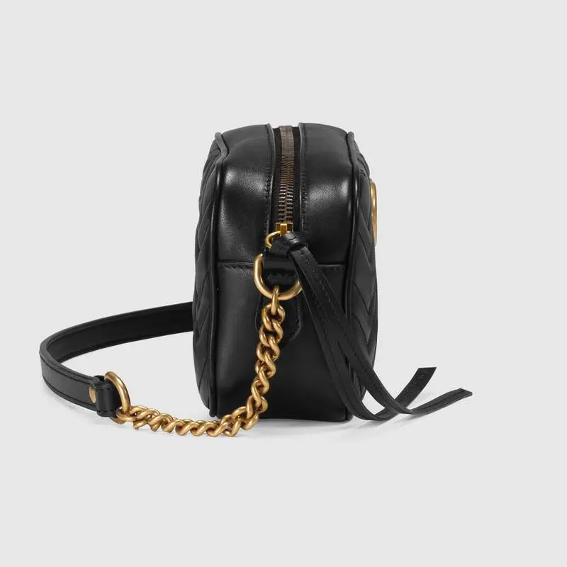 Túi Gucci GG Marmont Matelassé Mini Bag 448065 DTD1T 1000 - Ảnh 4