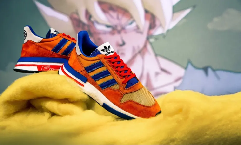 Giày Adidas Dragon Ball Z x ZX 500 RM 'Son Goku' D97046 - Ảnh 5
