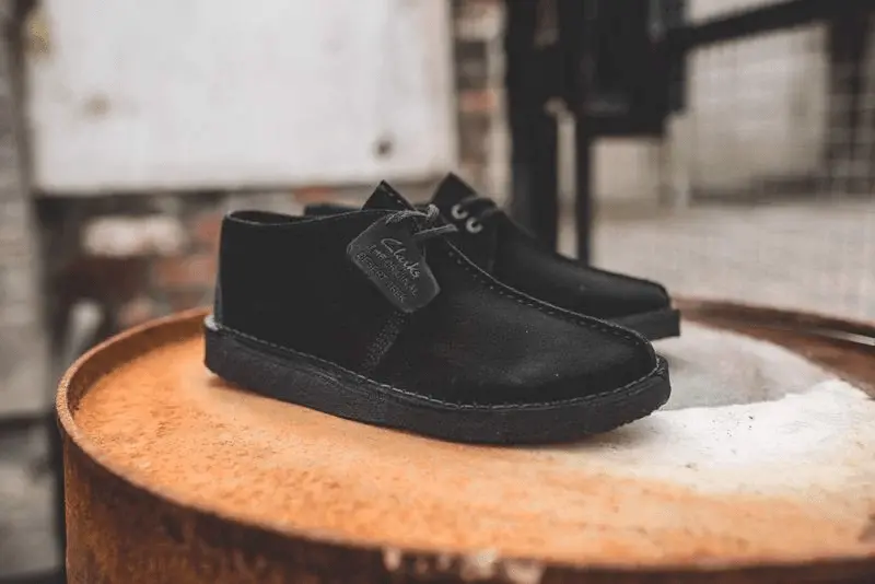 Giày Clarks Desert Trek 'Black Suede' 261-55486 - Ảnh 4