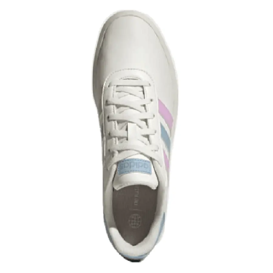 Giày Adidas Platform Court "Off White" IE9987 - Ảnh 5