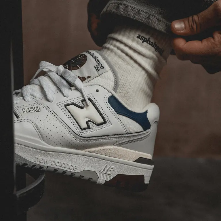 Giày New Balance 550 'Maroon Navy' BB550PWB - Ảnh 5
