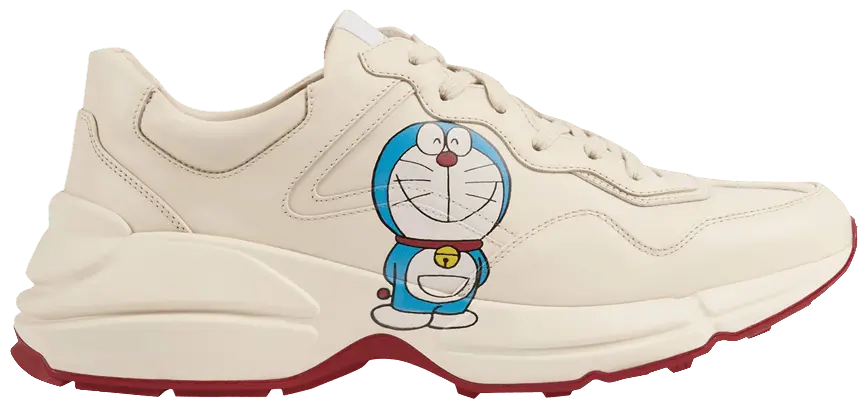 Giày Doraemon x Gucci Rhyton 'Ivory' 655025-DRW00-9522