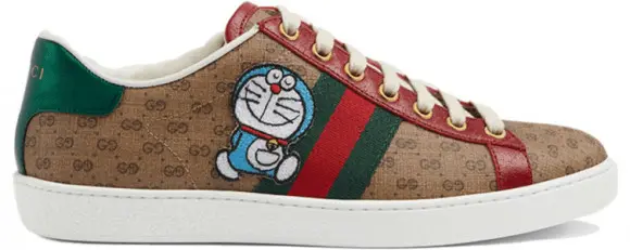 Giày Gucci x Doraemon Women’s Ace Sneaker 655034-2SZ10-9765