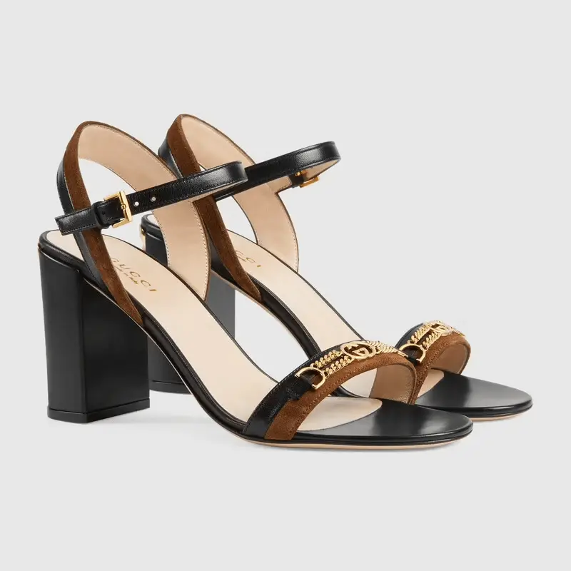 Alternative view of Giày Gucci Women's Sandal with Chain 655408-CA130-2275