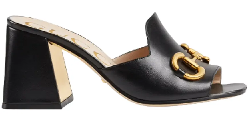 Giày Gucci Women's Slide Sandal with Horsebit 655412-BKO00-1000