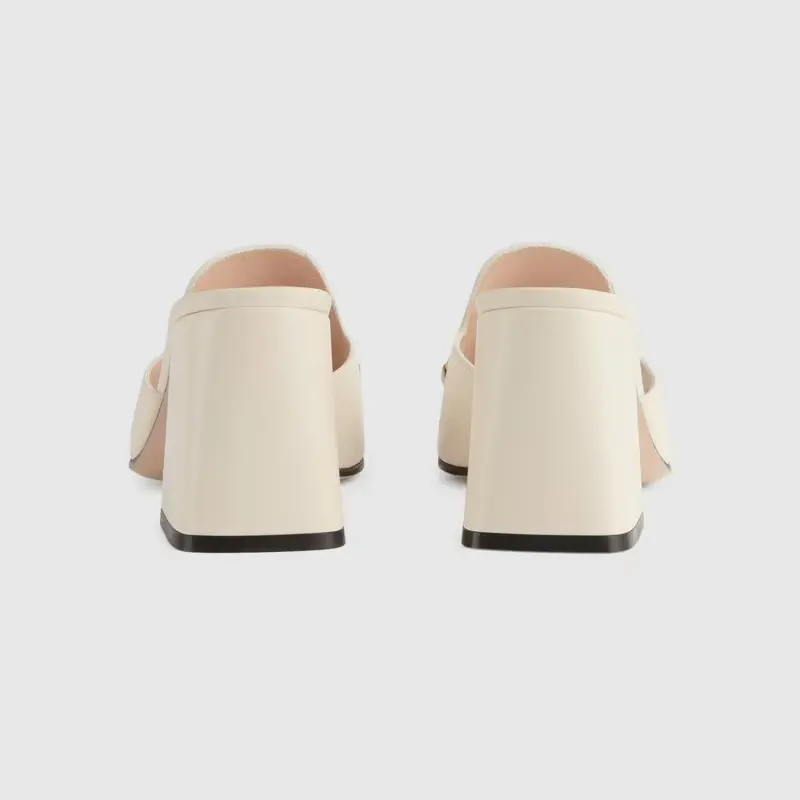 Giày Gucci Women's Slide Sandal with Horsebit 655412-BKO00-9022 - Ảnh 5