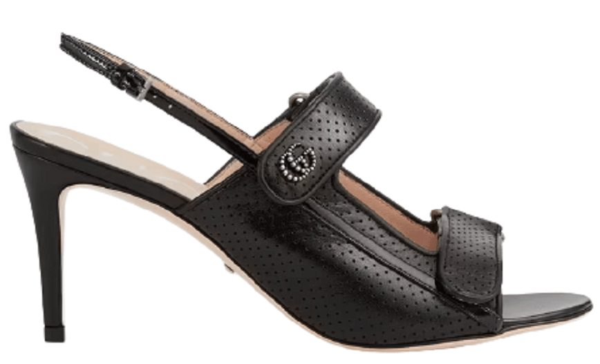 Giày Gucci Women's Sandal with Mini Double G 655415-04JT0-1000