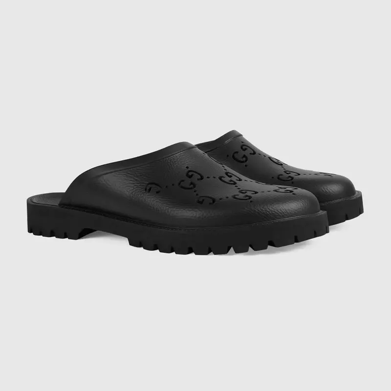 Dép Gucci Slip On Sandal 'Black' 655517-JFB00-1000 - Ảnh 5