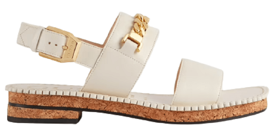 Giày Gucci Women's Sandal with Chain 655557-A3N00-9022