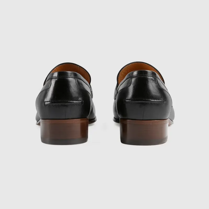 Giày Gucci Loafer with Horsebit 'Black Leather' 655579-0G0P0-1060 - Ảnh 4