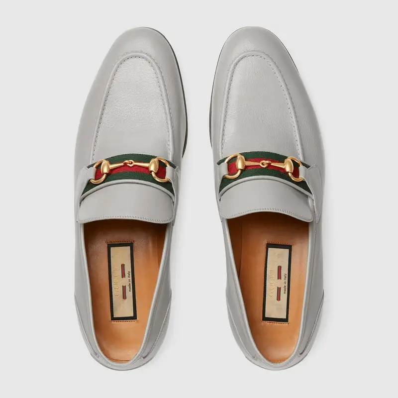 Alternative view of Giày Gucci Men's Loafer with Web ‎655579-0G0P0-1460