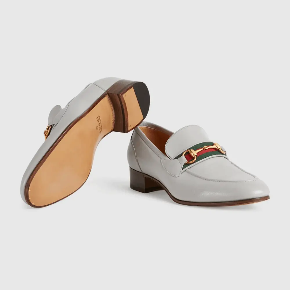 Giày Gucci Men's Loafer with Web 655579-0G0P0-1460 - Ảnh 4