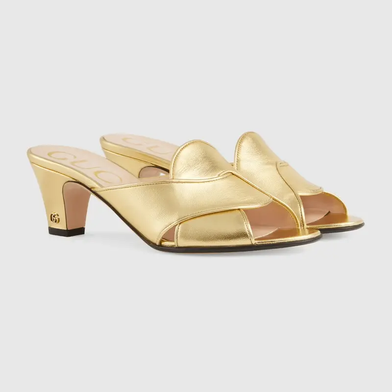 Alternative view of Giày Gucci Women's Slide Sandal with Double G ‎656382-B8B00-8009