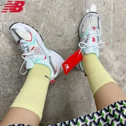 Giày New Balance 530 White Turquoise MR530CC1 - Ảnh 5