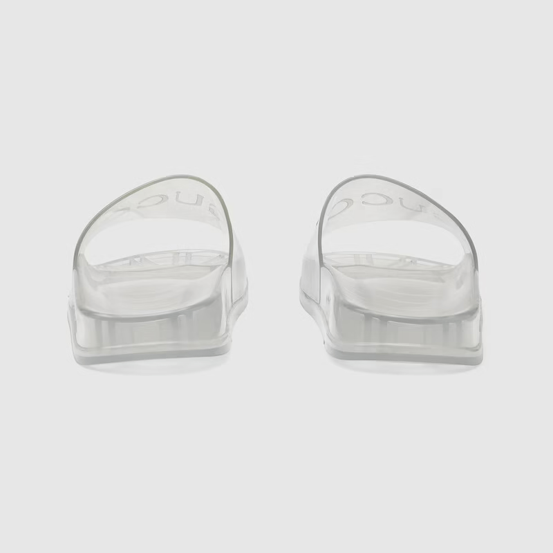 Dép Gucci Men's Slide With Gucci Logo 657983-J8700-8300 - Ảnh 4