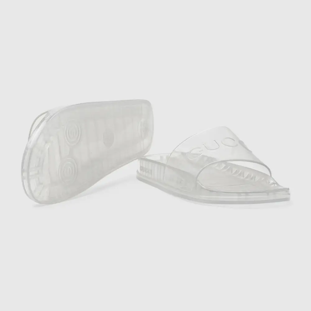 Alternative view of Dép Gucci Men's Slide With Gucci Logo 657983-J8700-8300