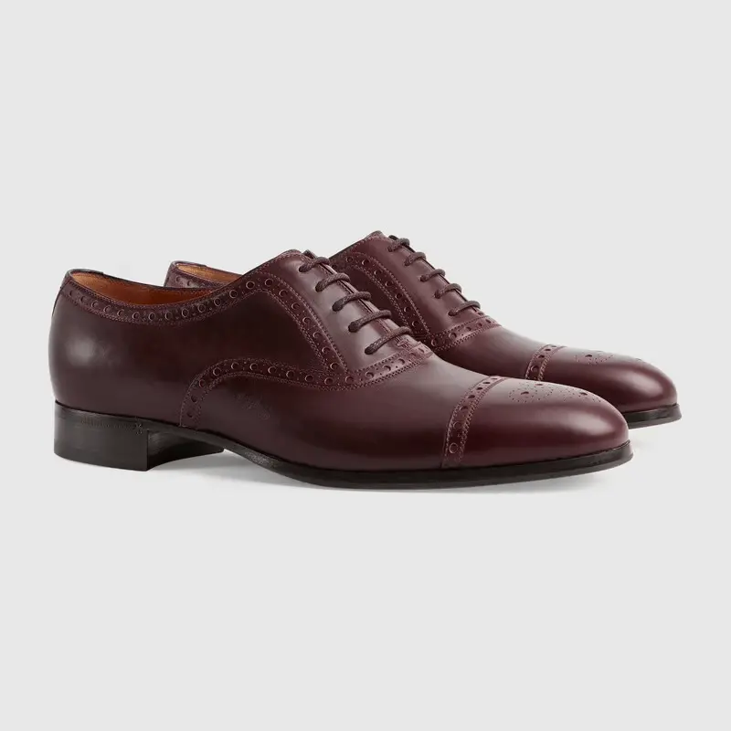 Alternative view of Giày Gucci Men's Shoe with Brogue Details ‎658215-1W600-6039
