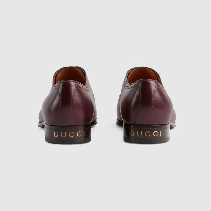 Giày Gucci Men's Shoe with Brogue Details 658215-1W600-6039 - Ảnh 5
