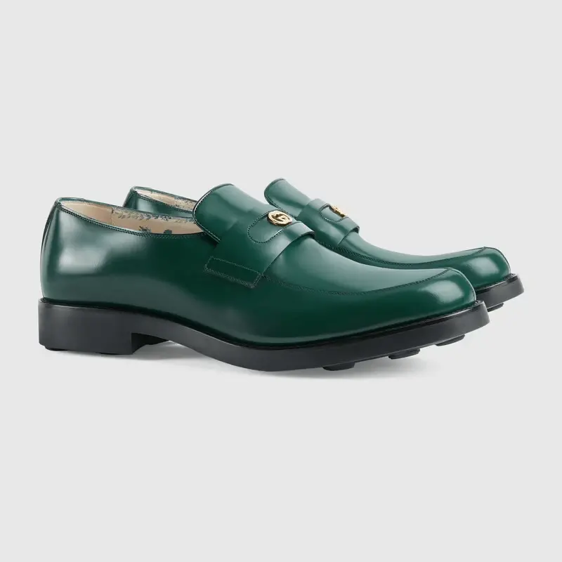 Alternative view of Giày Gucci Men's loafer with Interlocking G 658224-10R30-3154