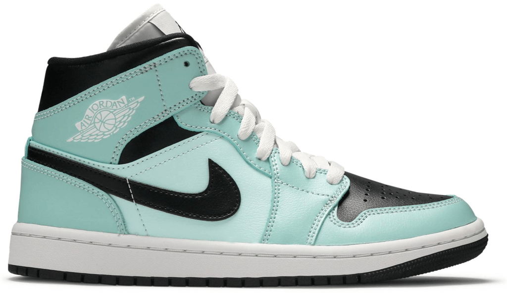 Giày Nike Wmns Air Jordan 1 Mid 'Aqua Black' BQ6472-300