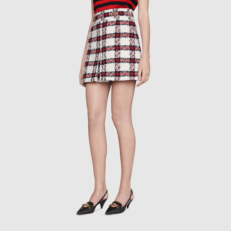 Giày Gucci Women's Pump with Bamboo Horsebit 658818-C9D00-1000 - Ảnh 6