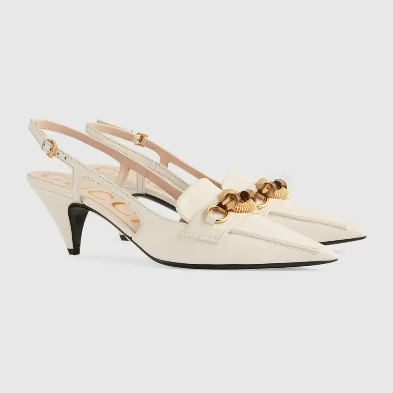 Alternative view of Giày Gucci Women's Pump with Bamboo Horsebit 658818-C9D00-9022