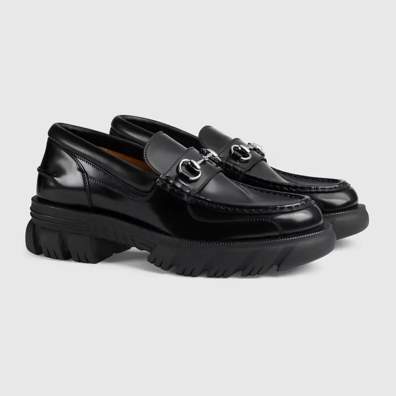 Alternative view of Giày Gucci Men's loafer with Horsebit ‎658822-DKSD0-1000