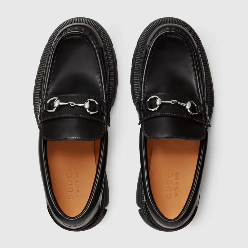 Giày Gucci Men's loafer with Horsebit 658822-DKSD0-1000 - Ảnh 5